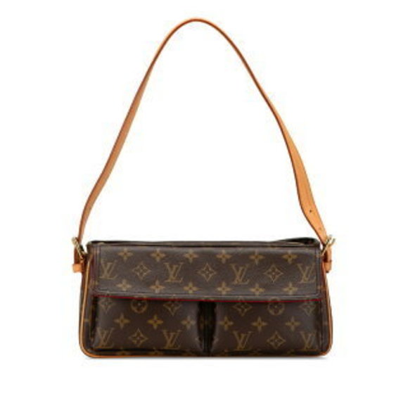 Louis Vuitton Monogram Viva Cite Shoulder Bag Brown Leather - Picture 1 of 8